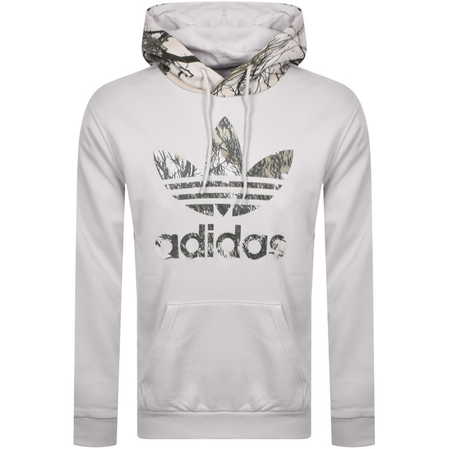 Alternative Image for Productadidas Originals Trefoil Logo Hoodie Grey1